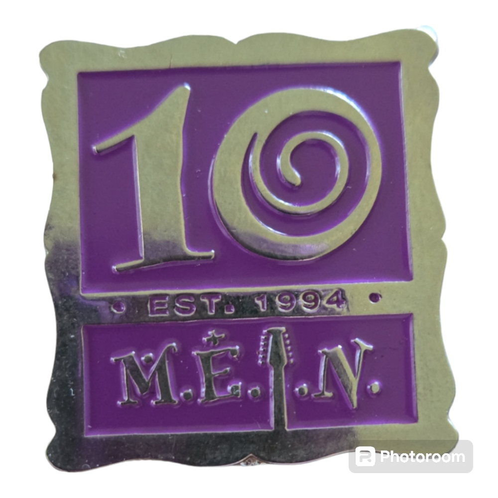 Melissa Etheridge fan club 10th anniversary pin